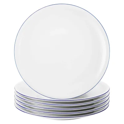 Seltmann Weiden Speiseteller Compact Blaurand ø 27 cm 6er Set