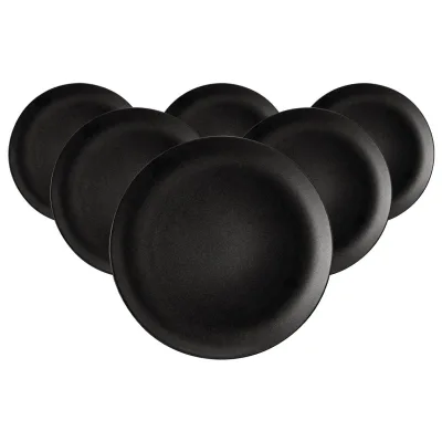 Seltmann Weiden Speiseteller Liberty Velvet Black ø 27,9 cm 6er Set