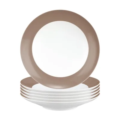 Seltmann Weiden Suppenteller Liberty Pure Colors ø 23,5 cm 6er Set