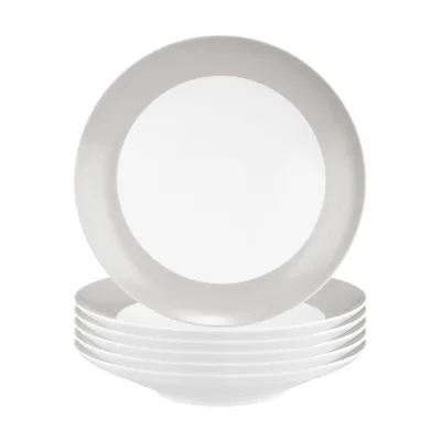 Seltmann Weiden Suppenteller Liberty Pure Colors ø 23,5 cm 6er Set