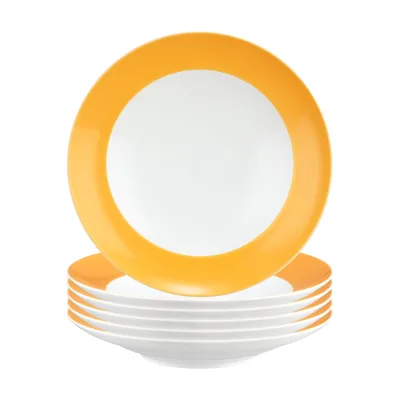 Seltmann Weiden Suppenteller Liberty Pure Colors ø 23,5 cm 6er Set