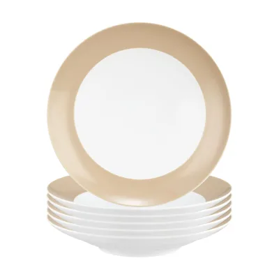 Seltmann Weiden Suppenteller Liberty Pure Colors ø 23,5 cm 6er Set