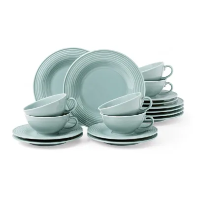 Seltmann Weiden Teeservice Beat Color Glaze 18-tlg.