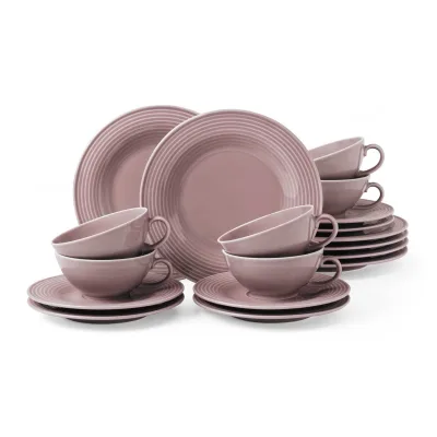 Seltmann Weiden Teeservice Beat Color Glaze 18-tlg.