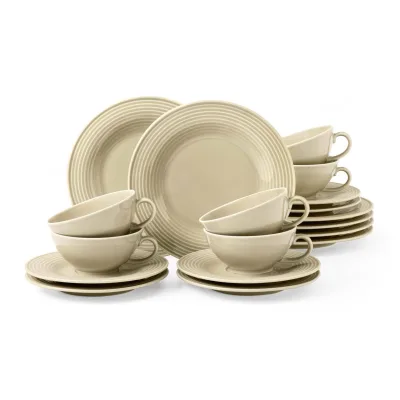 Seltmann Weiden Teeservice Beat Color Glaze 18-tlg.