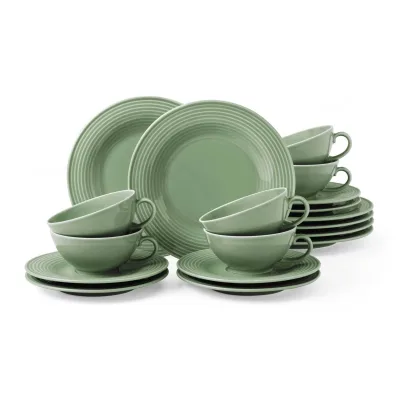 Seltmann Weiden Teeservice Beat Color Glaze 18-tlg.