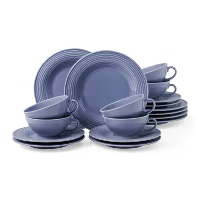 Seltmann Weiden Teeservice Beat Color Glaze 18-tlg.