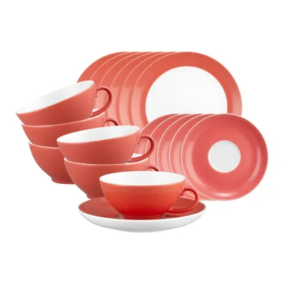 Seltmann Weiden Teeservice Liberty Pure Colors 18-tlg.