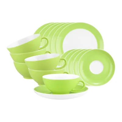 Seltmann Weiden Teeservice Liberty Pure Colors 18-tlg.