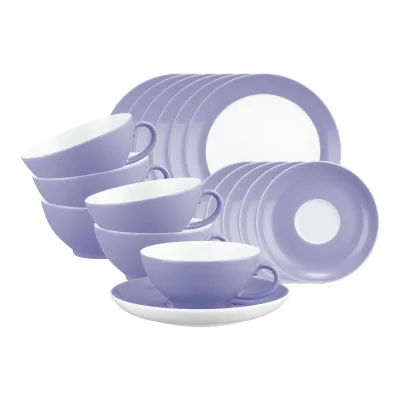 Seltmann Weiden Teeservice Liberty Pure Colors 18-tlg.