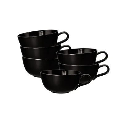 Seltmann Weiden Teetassen Liberty Velvet Black 290 ml 6er Set