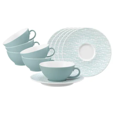 Seltmann Weiden Teetassen mit Untertassen Life Fashion 140 ml 6er Set