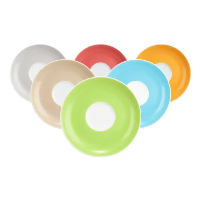 Seltmann Weiden Teeuntertassen Liberty Pure Colors ø 13 cm 6er Set