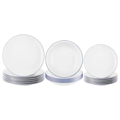Seltmann Weiden Teller-Set Compact Blaurand 18-tlg.