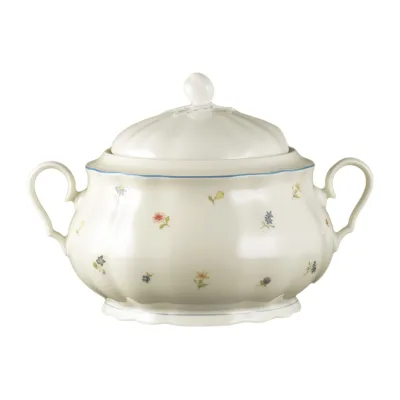 Seltmann Weiden Terrine mit Deckel Marieluise Elfenbein Streublume 3,05 l