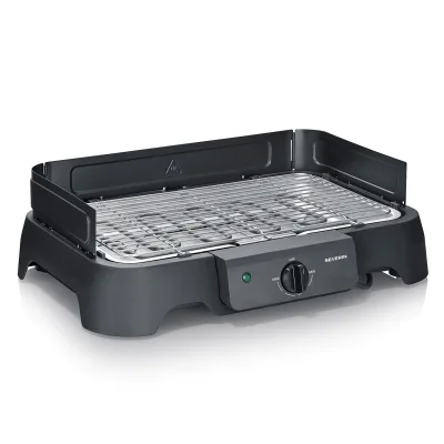 SEVERIN PG 8593 Tischgrill (2000 Watt, Kunststoff, Grillfläche: 38 x 22 cm)