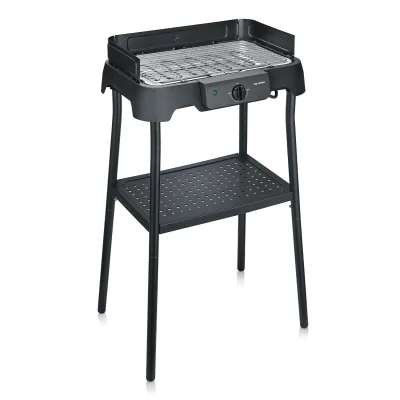 SEVERIN PG 8594 Standgrill (2000 Watt, Kunststoff, Grillfläche: 38 x 22 cm)