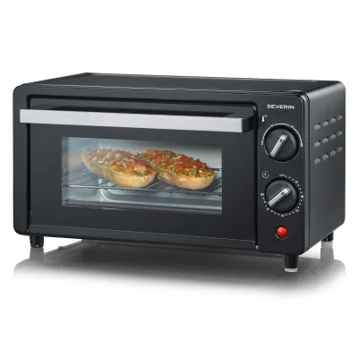 SEVERIN TO 2062 Toastofen (9 l Innenraum, 900 Watt, Timer, inkl. Grillrost & Backblech)