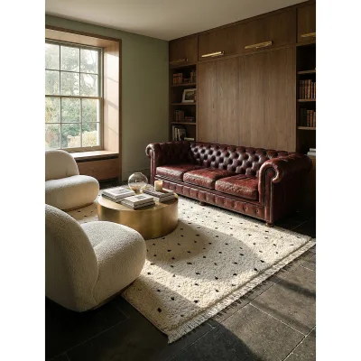 Shaggy-Teppich Pflegeleicht Creme 240x340 cm - ATRIO   Kadima Design