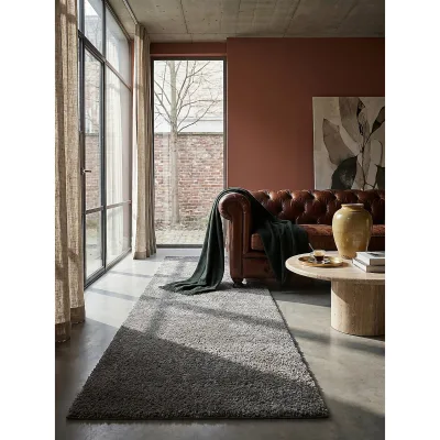 Shaggy-Teppich waschbar Dunkelgrau 80 x 150 cm - DIADEM   Kadima