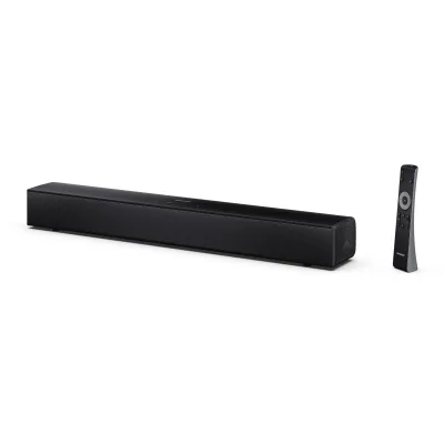 Sharp HT-SB100 2.0 TV Soundbar mit Bluetooth und 120 Watt, Roku kompatibel, 55 cm, schwarz