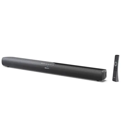 Sharp HT-SB100 2.0 TV Soundbar mit Bluetooth und 75 Watt Ausgangsleistung, 80 cm, schwarz