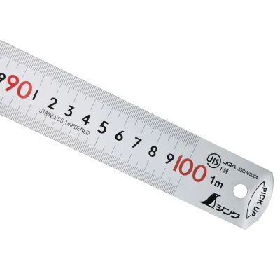 Shinwa 13140 Edelstahllineal 100 cm – Pick-Up