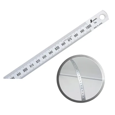 Shinwa 29033 Edelstahllineal flexibel 100 cm