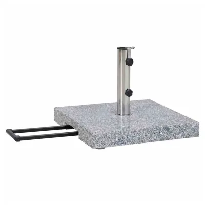 Siena Garden Granitständer Trolley 45 kg eckig mit Tolley-Auszug und Rollen