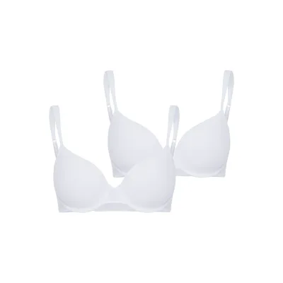 SKINY Damen Schalen-BH Cotton Essentials 2er Pack