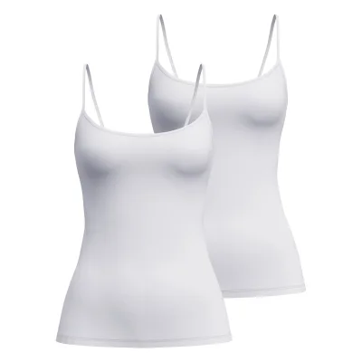 Sleek Skin Spaghetti Top 2P Damen Unterhemd