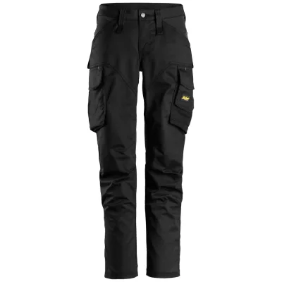 Snickers Workwear AllroundWork Damen Stretch Arbeitshose ohne Kniepolster 6703 Gr. 38 schwarz