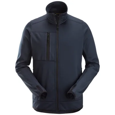 Snickers Workwear AllroundWork, Fleece Arbeitsjacke mit Reißverschluss 8059 Gr. XXL stahlgrau