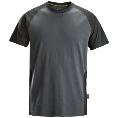 Snickers Workwear T-Shirt 2550 Gr. 2XL stahlgr-schw