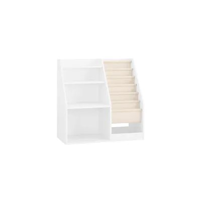 SoBuy Kinderregal mit 3 Fächern Weiß 80x40x80cm Funktional