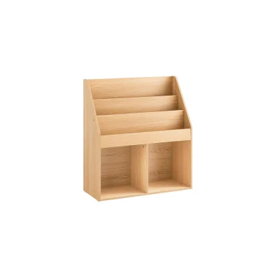 SoBuy Kinderregal mit 4 Fächern Holzfarbe 72x29,6x79,6cm Funktional