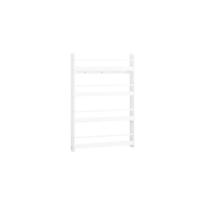 SoBuy Kinderregal mit 4 Fächern Weiß 80x12x118cm Minimalistisch
