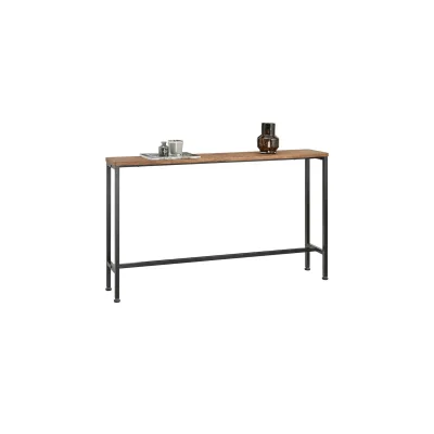 SoBuy Konsolentisch für den Flur mit robustem Design Holzfarbe 120x20x65cm Vintage
