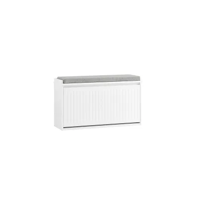 SoBuy Schuhbank mit 1 Tür Weiß 26,01x80,01x45,01cm Funktional