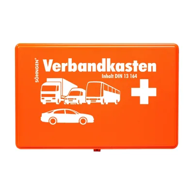 Söhngen KFZ-Verbandkasten mit Füllung Standard DIN 13164 Box für ihr Auto