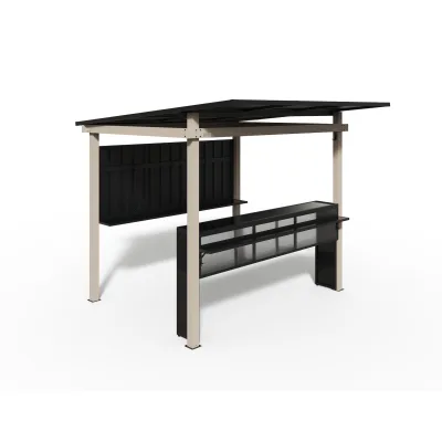 Sojag Outdoorbar Munich Lichtgrau   258x260x230cm