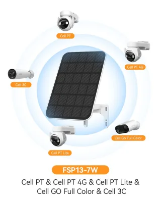 Solarpanel für batteriebetriebene Kameras, 12W (USB Type C Porta)