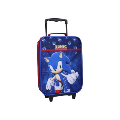 Sonic Trolley Koffer Kinder Reisekoffer mit Rollen Reisegepäck 49 cm