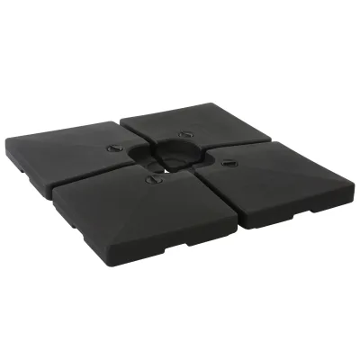 Sonnenschirmständer MCW-F79, Ampelschirmständer Marktschirmständer für Bodenkreuz, befüllbar 124kg