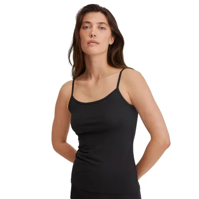 Spaghetti-Top Essential Cotton Damen Unterhemd