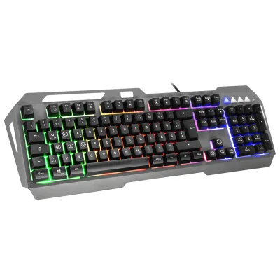 SPEEDLINK LUNERA Metal RGB Rainbow Gaming Keyboard, black - DE layout
