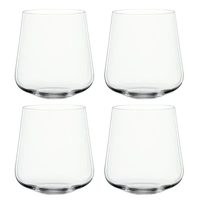 Spiegelau 4-teiliges Wassergläser-Set, Trinkgläser, Kristallglas, 490 ml, Definition, 1350175