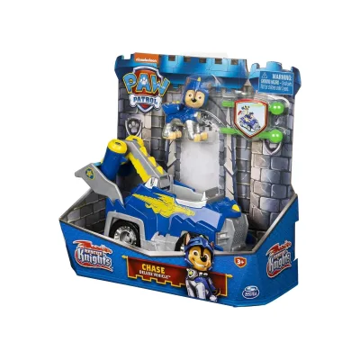 Spin Master 6063584 (20135917) - Paw Patrol - Rescue Knights - Chase mit Deluxe Fahrzeug