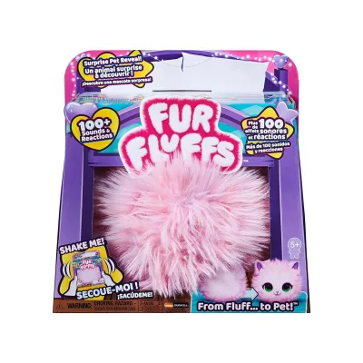Spin Master 6065307 (20139111) - FurFluffs - Interaktive Plüschfigur mit Sound, Kätzchen