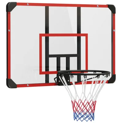 SPORTNOW Basketballkorb Basketballbrett mit Korb Wandmontage für Outdoor, Stahl